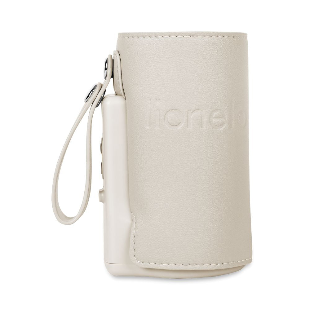 Lionelo Thermup Go Plus električni prijenosni grijač bočica - TERMOSICA s baterijom, Beige Calm