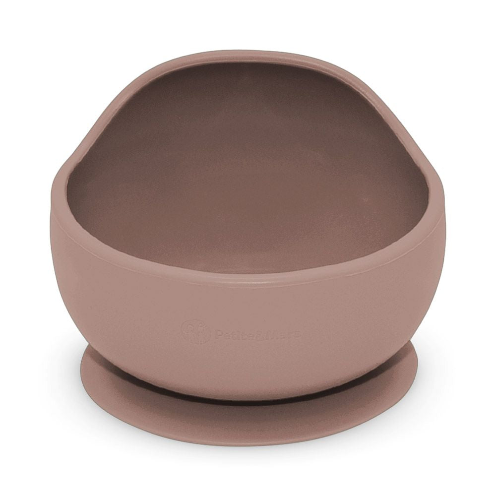 PETITE&MARS Silikonska zdjelica s vakuumom 360 ml Take&Match 6 m+, Velvet Latte