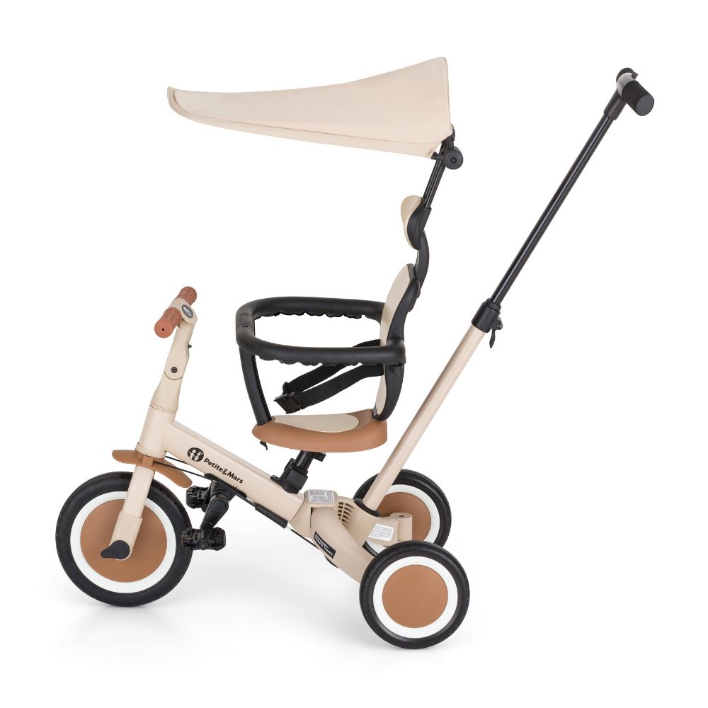 PETITE&MARS Tricikl Turbo Plus 5 u 1, Desert Sand