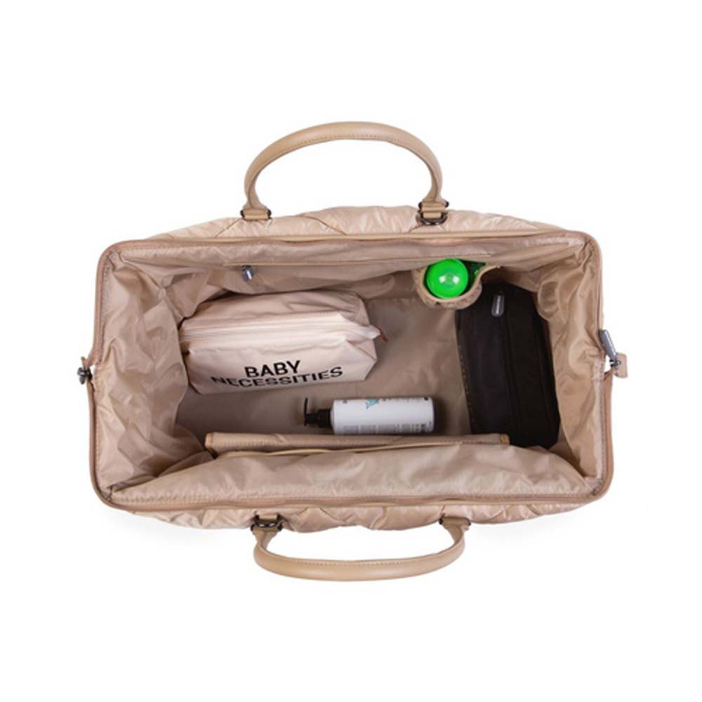 Childhome Torba Mommy bag, Puffered - Beige
