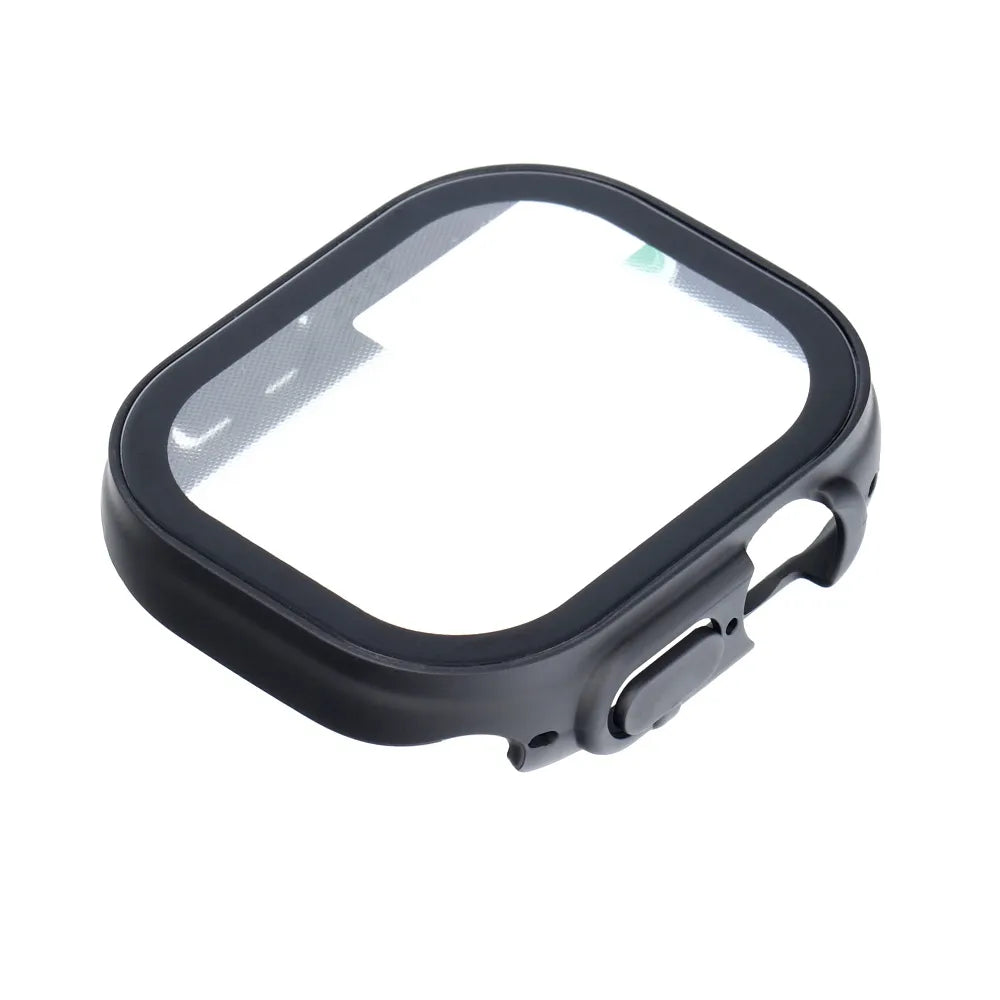 Bestsuit flexibilní ochranný kryt se sklem pro Apple Watch Ultra/Ultra 2 49 mm – černá