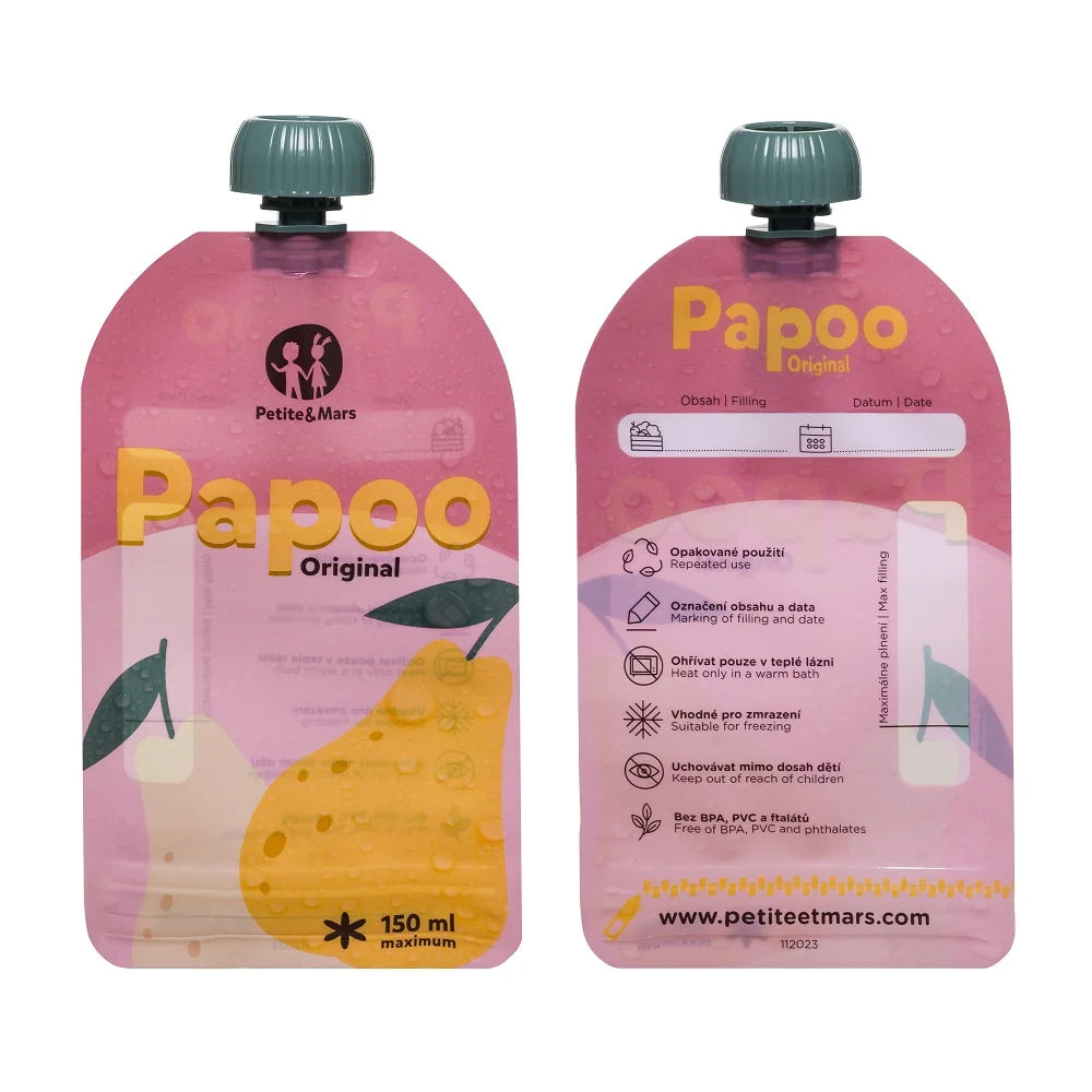PETITE&MARS Papoo Original vrećice za kašice 6 kom