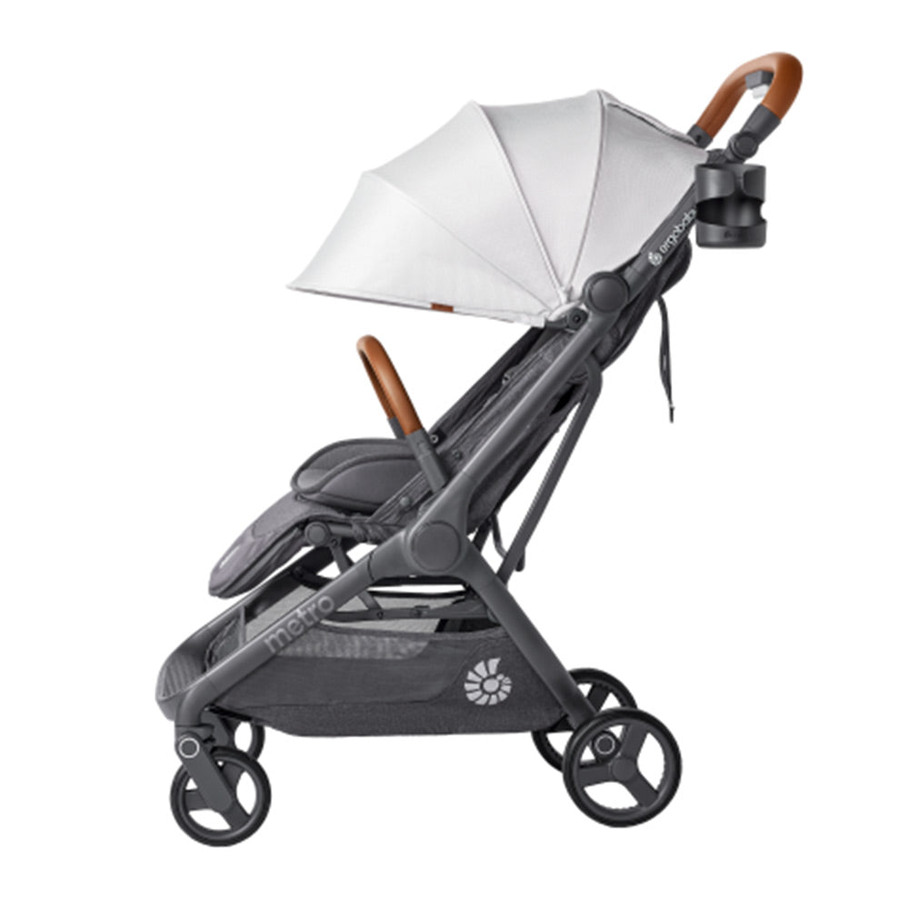 Ergobaby Metro 3 Deluxe kompaktna gradska kolica, Pearl Grey