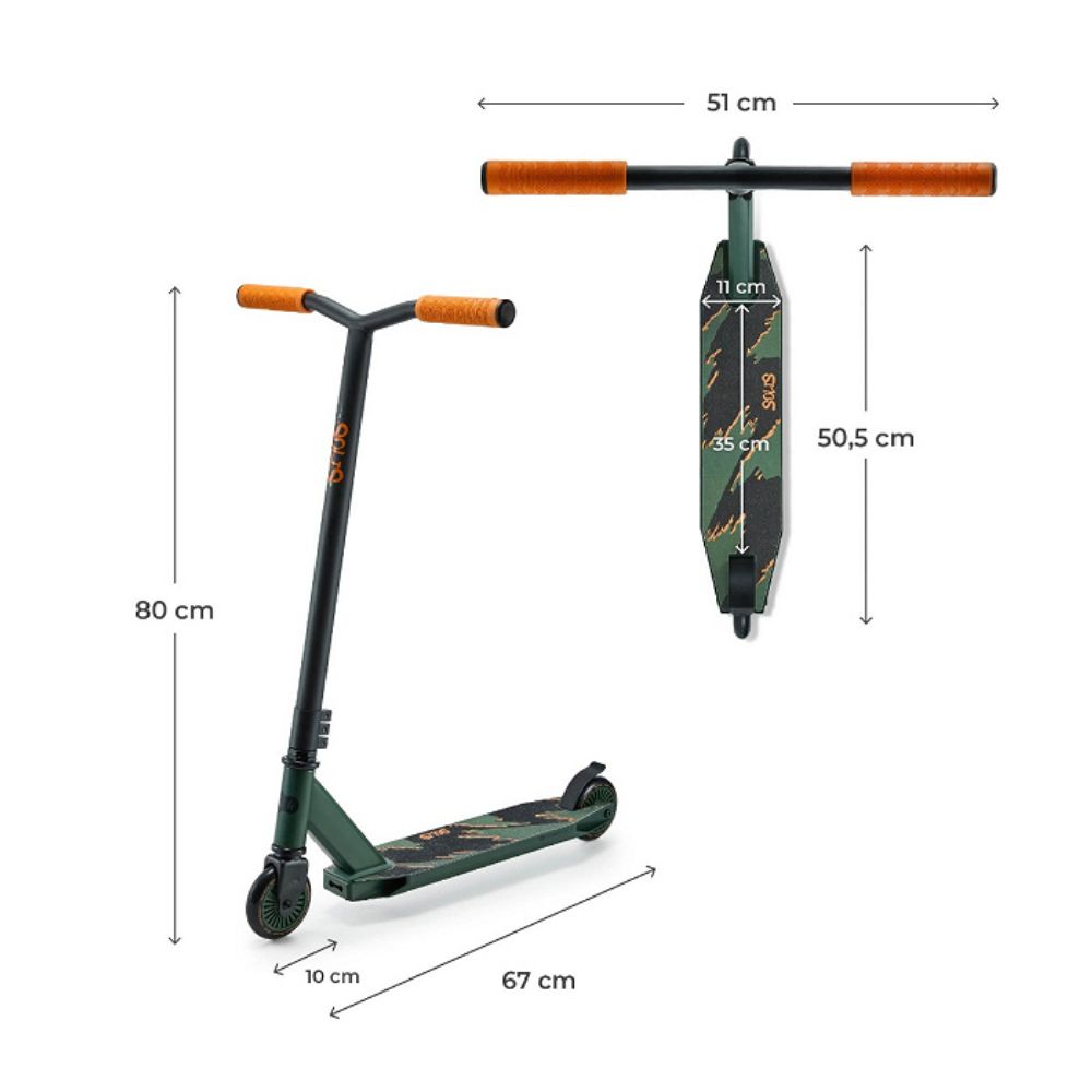 Kinderkraft romobil SOLIS, Green