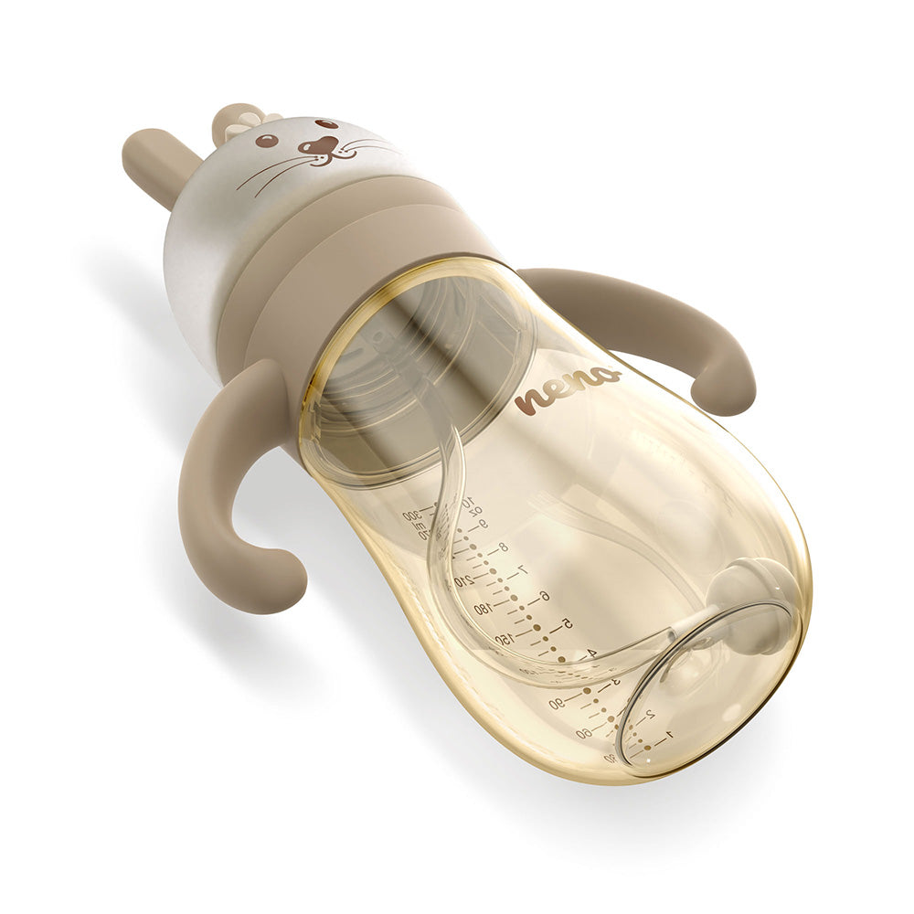 NENO MIO Rabbit 3u1 bočica za hranjenje 300 ml, Brown