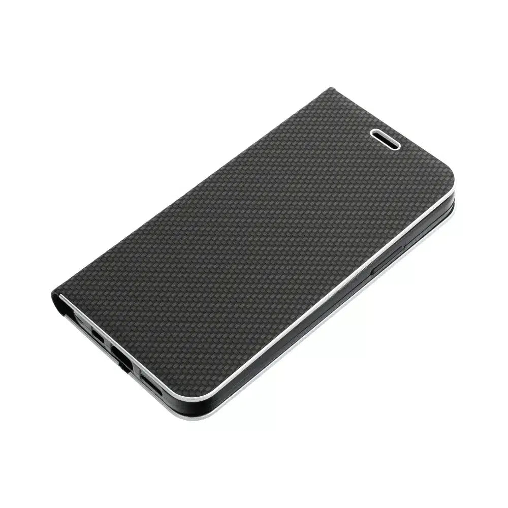 LUNA Book Carbon flipové pouzdro pro SAMSUNG GALAXY A14 4G černé