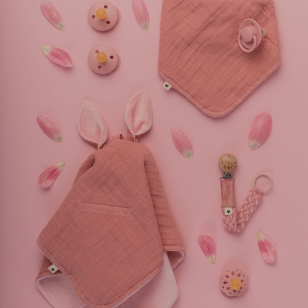 BIBS Boheme dude (kaučuk) - Dusty Pink/Coral (vel.1)