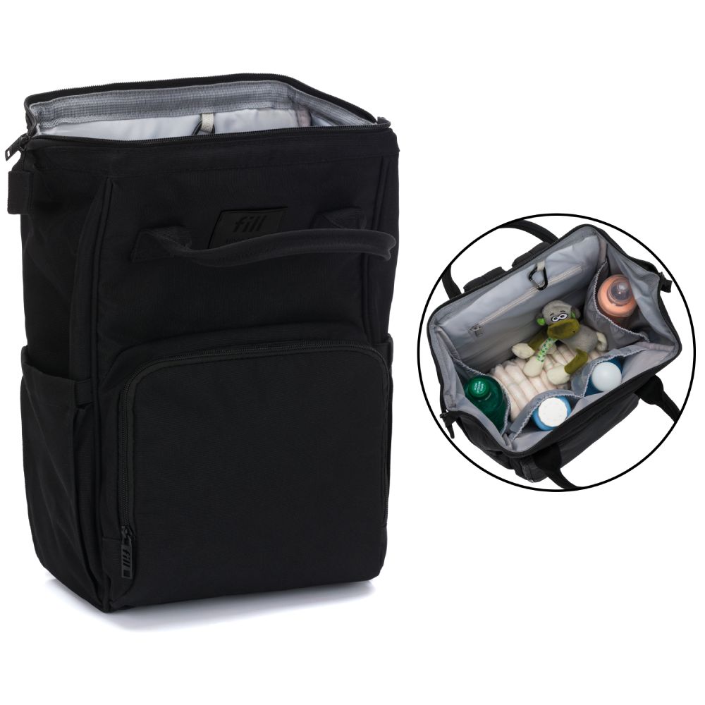 Fillikid Barcelona torba/ruksak za mamu, black