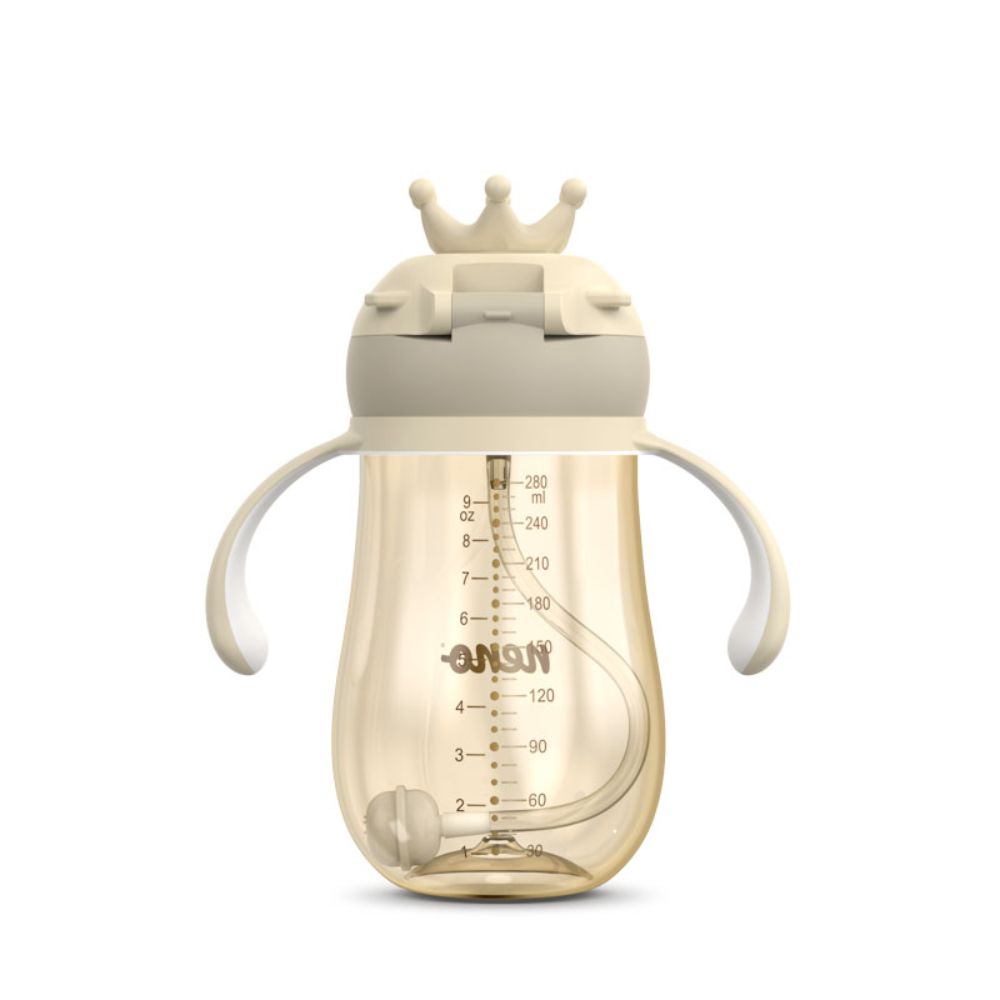 NENO MIO 2 Crown bočica sa slamkom 280 ml, Cream