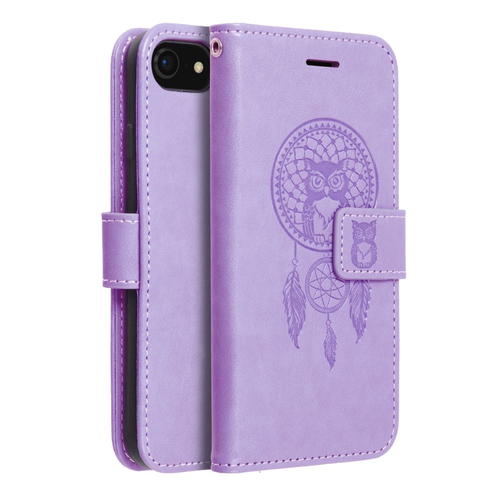 Forcell MEZZO Book pouzdro pro IPHONE 7 / 8 / SE 2020 / SE 2022 dreamcatcher purple