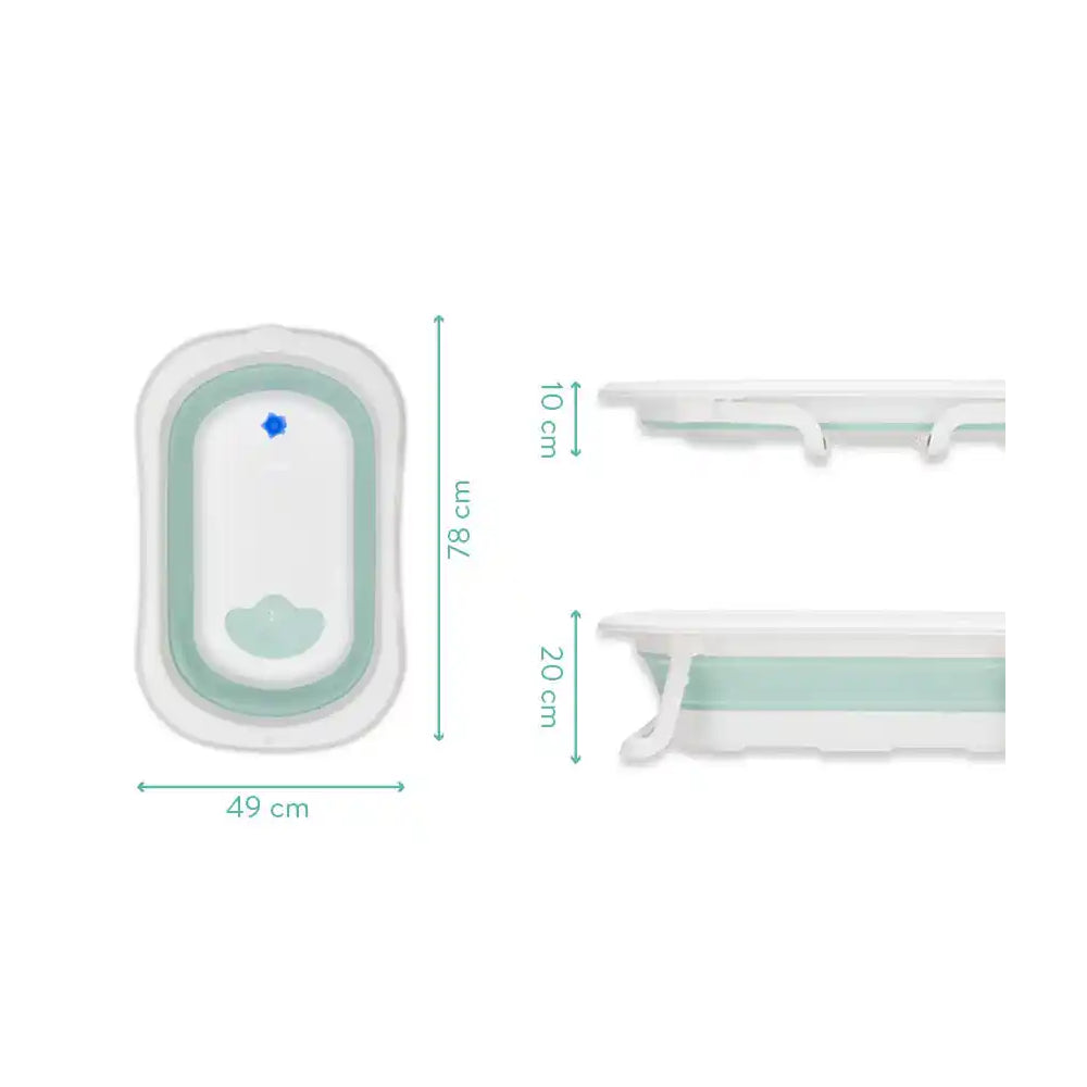 Fillikid sklopiva kadica Orca, sage-white