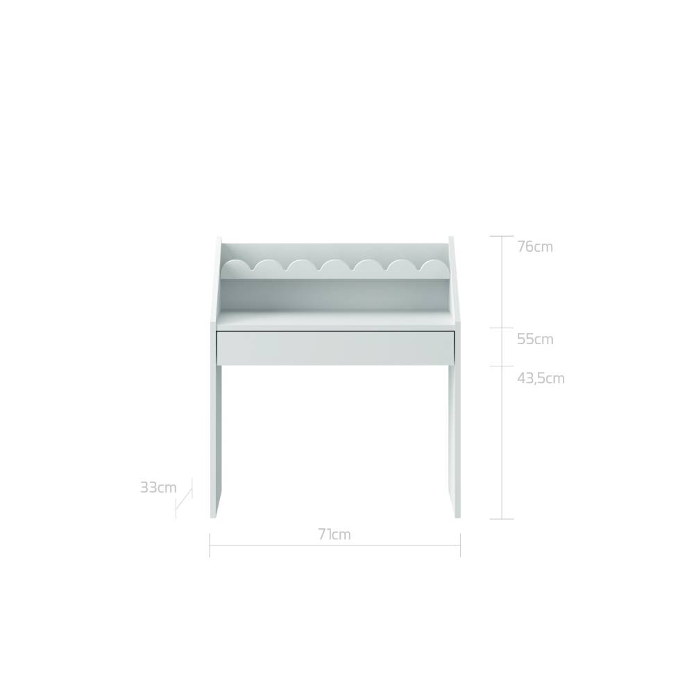 Bellamy Book Nook Montessori stol, snow