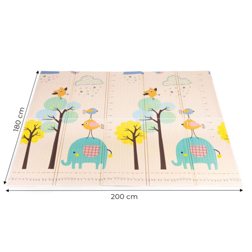 Edukativna pjenasta dvostrana podloga, Abeceda 180x200 cm