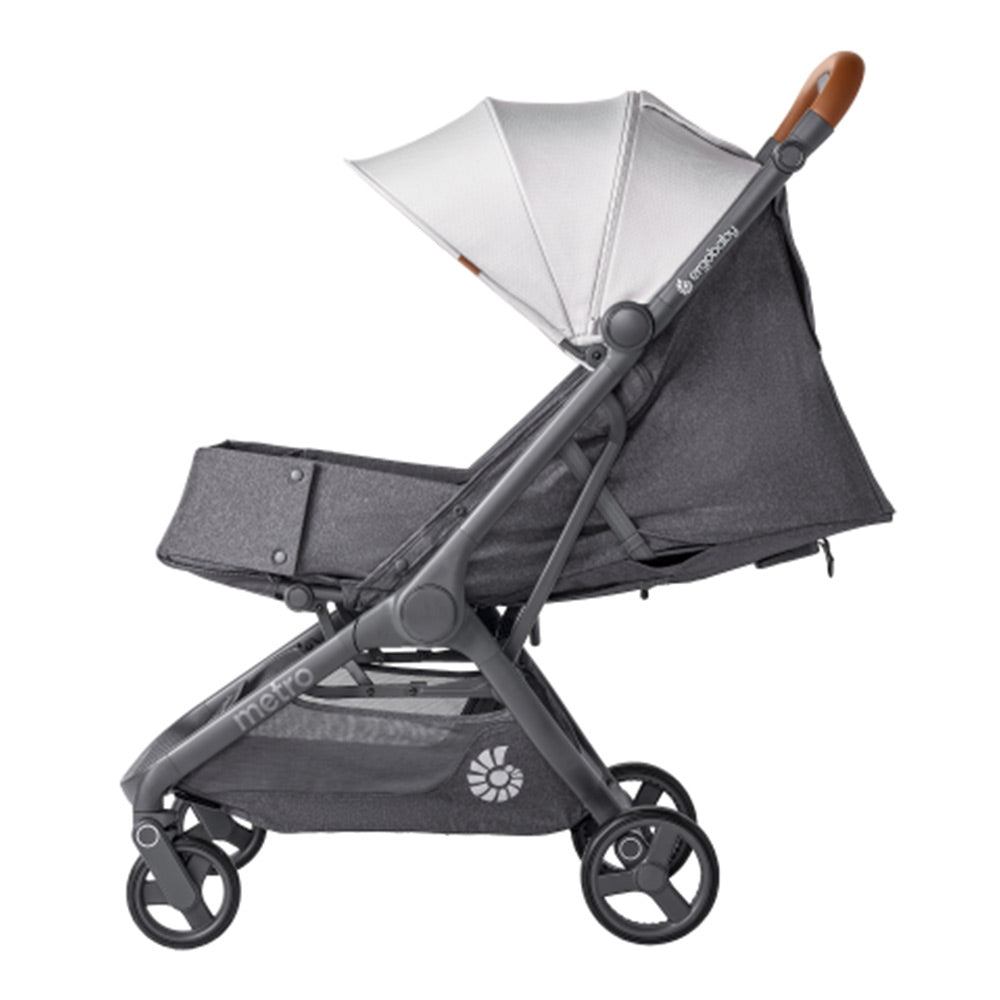 Ergobaby Metro 3 Deluxe kompaktna gradska kolica, Pearl Grey
