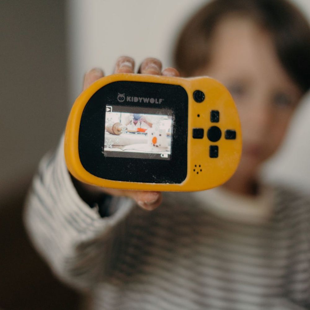 KIDYWOLF vodootporna kamera, žuta
