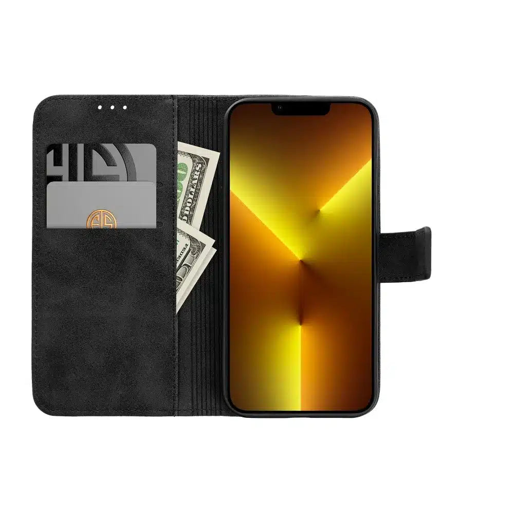 Kryty na mobily TENDER rozevírací pouzdro pro XIAOMI 13 černé