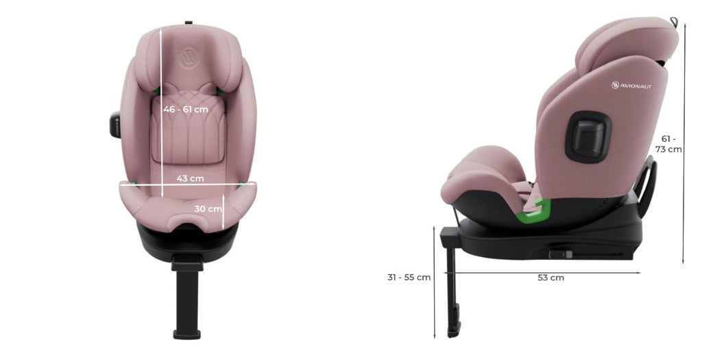 Autosjedalica Avionaut Stardust Airflow 360 i-Size 0-36 kg (61-150 cm), Navy