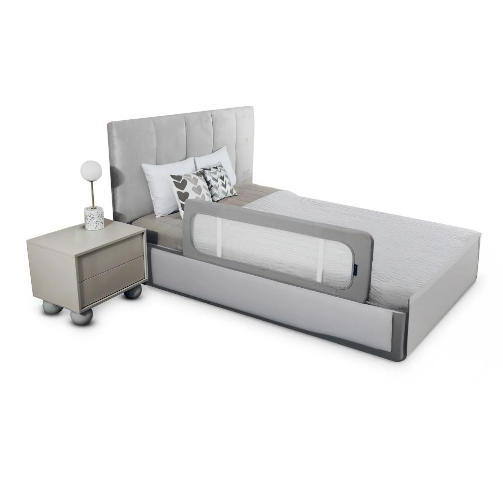 Kinderkraft Guard & Dream zaštitna ograda za krevet 118x41x44 cm, Light Grey