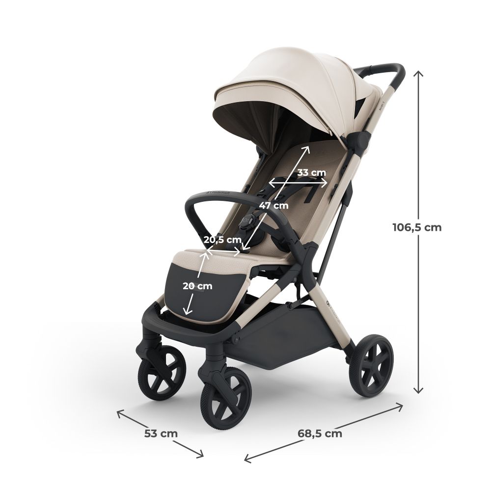 Kinderkraft sportska kolica Nubi 3, Sand Beige
