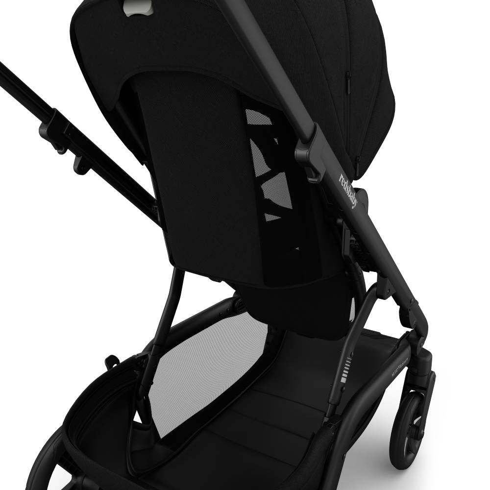 REDSBABY NUVO 2 Twin dječja kolica za blizance 2u1, Platinum Black