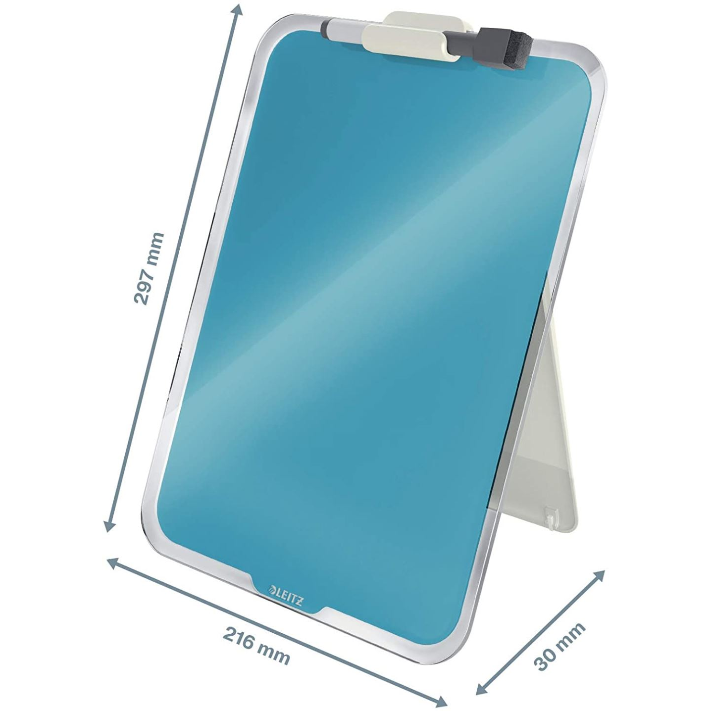Leitz 39470061 bijela ploča 216 x 297 mm Staklo