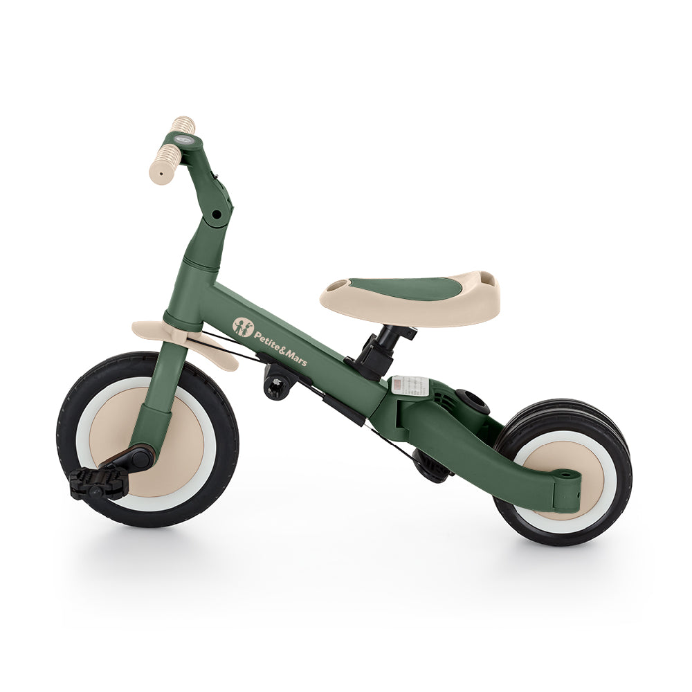 PETITE&MARS Tricikl Turbo 5 u 1, Misty Green