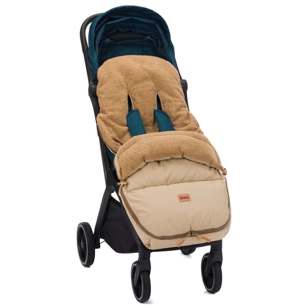 Fillikid Footmuff Kinley zimska vreća za kolica, Teddy nature
