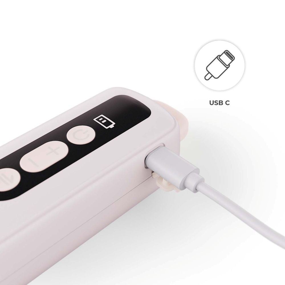 Kinderkraft Dvostruka električna izdajalica GENTLEFLOW, pink