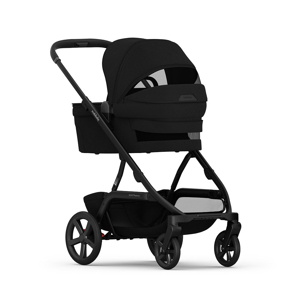 REDSBABY NUVO 2 Single dječja kolica 2u1, Platinum Black