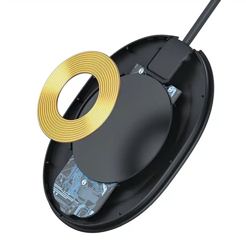 BASEUS Jelly Qi indukční nabíječka 15W černá WXGD-01