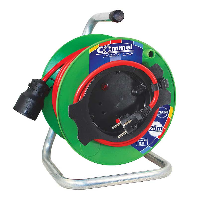 Kabel na bubnju 3*1,5 25m vrt Commel