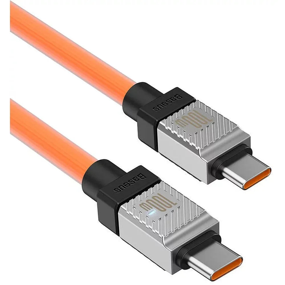 BASEUS kabel Type-C na Type-C CoolPlay Power Delivery 100W 2m oranžový