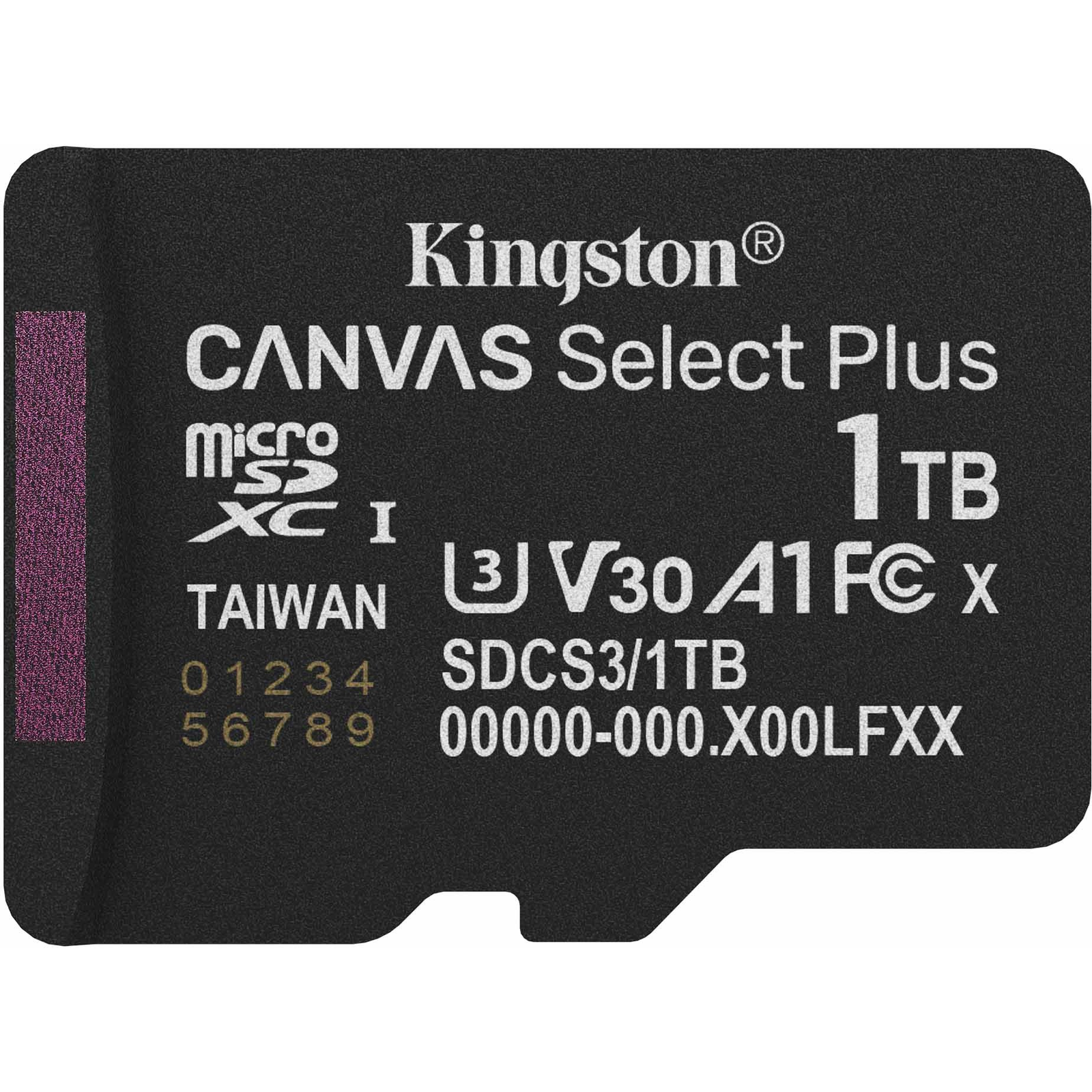 Kingston Technology Canvas Select Plus Gen3 1 TB MicroSDXC UHS-I 10.razred