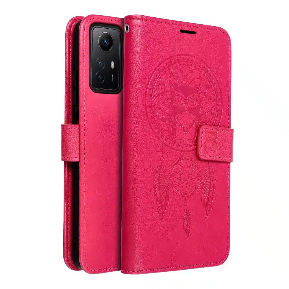 MEZZO Book case flipové pouzdro pro XIAOMI Redmi Note 12S lapač snů purpurové