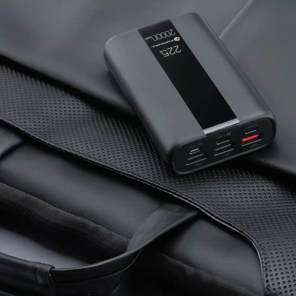 Powerbank Forcell F-Energy Energo P20K2 QC3.0 PD 3A 22.5W 20000 mAh černá