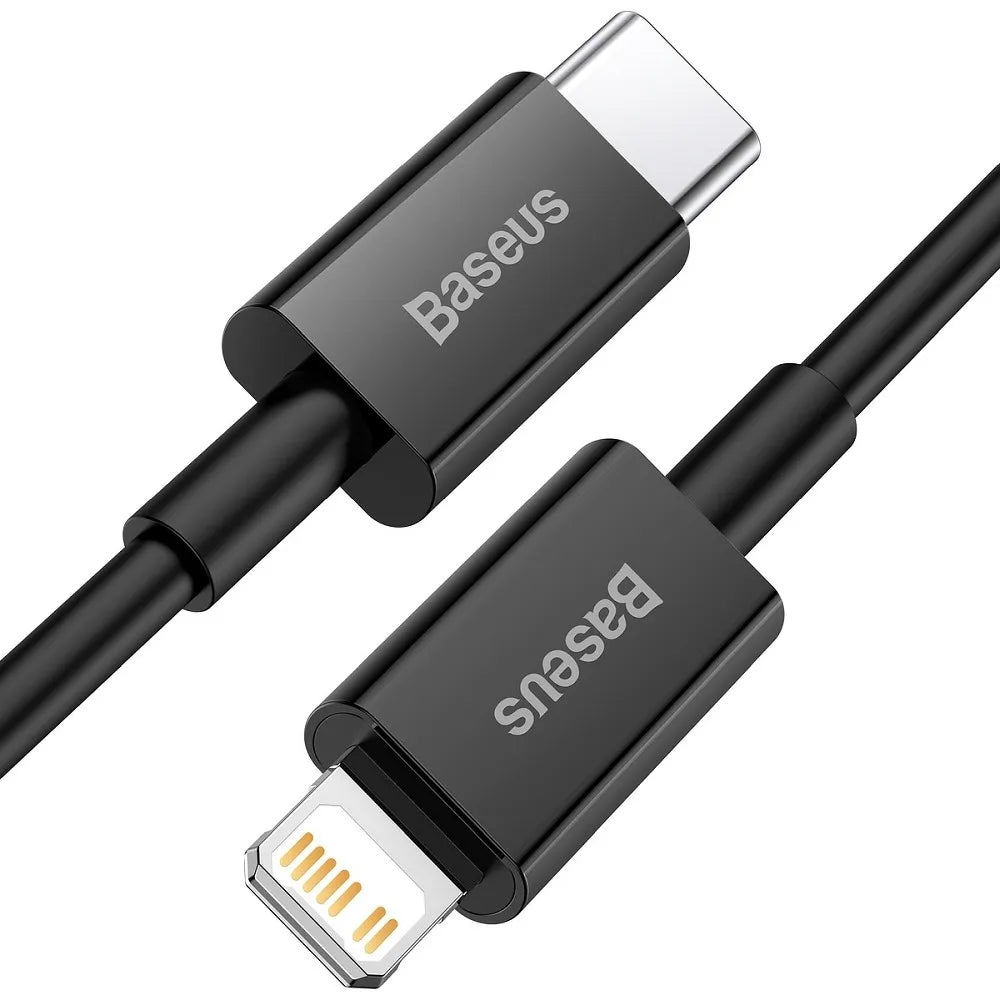 BASEUS Type C kabel za Apple Lightning 8-pinski PD20W Superior Series Fast Charging CATLYS-C01 2 metra crni