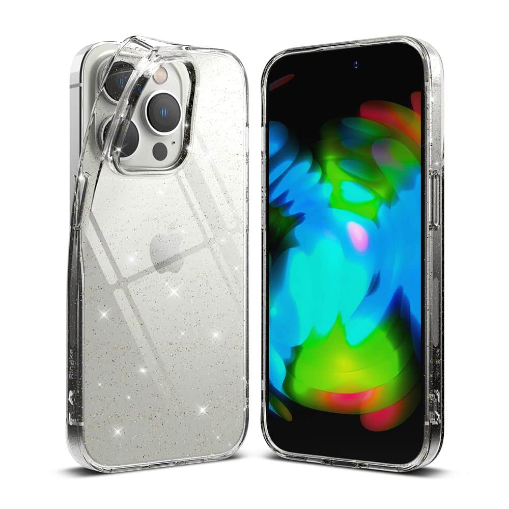 RINGKE AIR POUZDRO PRO IPHONE 14 PRO GLITTER CLEAR