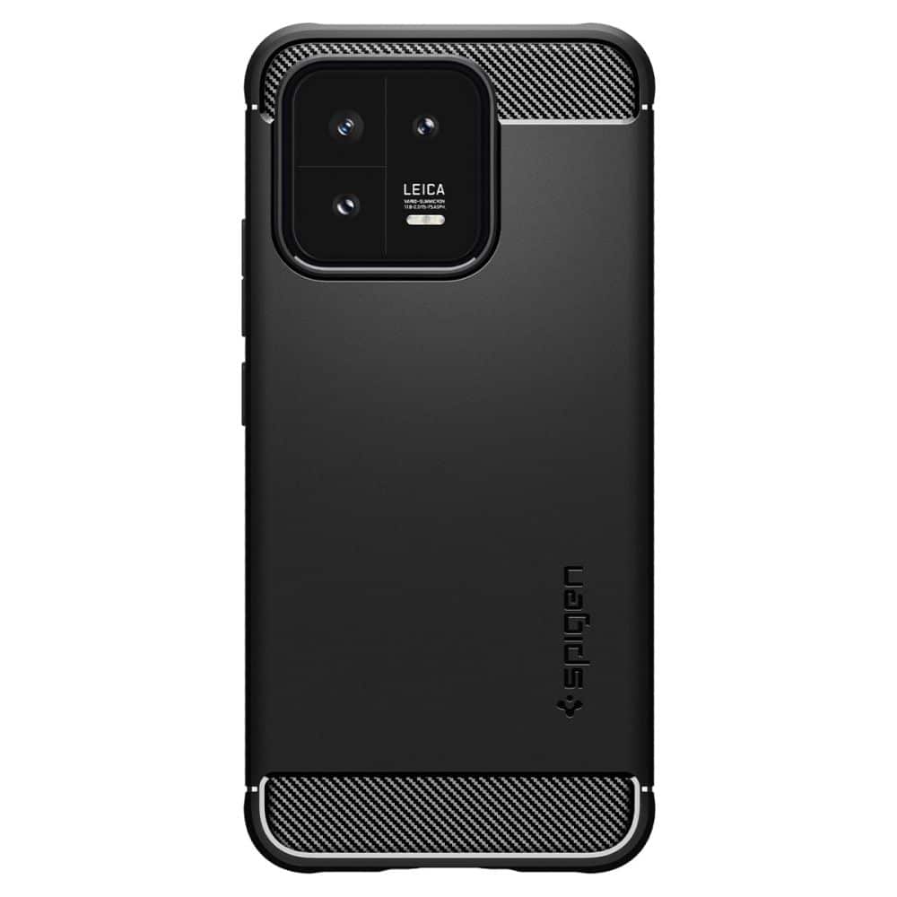 SPIGEN RUGGED ARMOR POUZDRO PRO XIAOMI 13 MATNÉ ČERNÉ