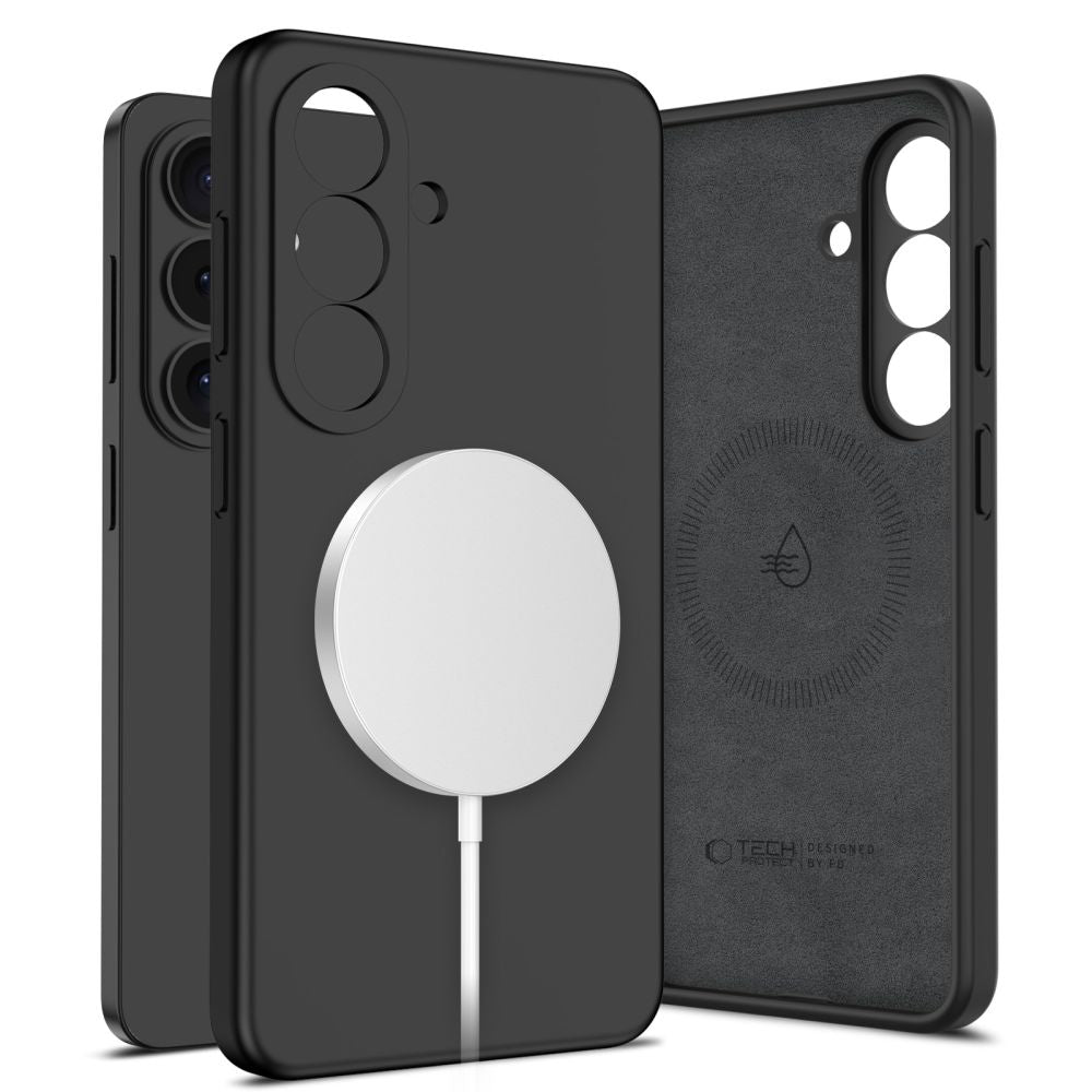 Tech-Protect silikonska MagSafe maskica za Samsung Galaxy S26+Plus – crna