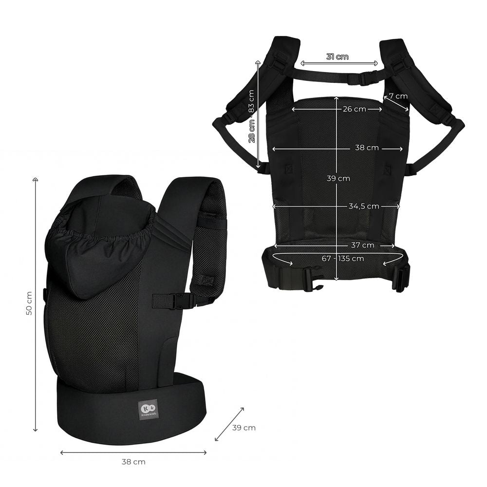 Kinderkraft nosiljka CARRYBEE, Black