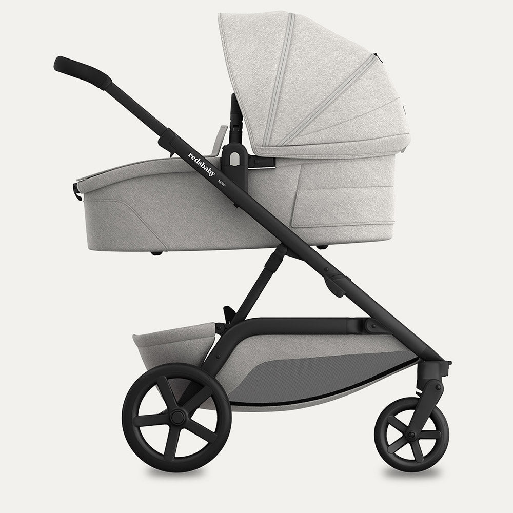 REDSBABY NUVO Twin dječja kolica 2u1 Gun Metal, Pebble M