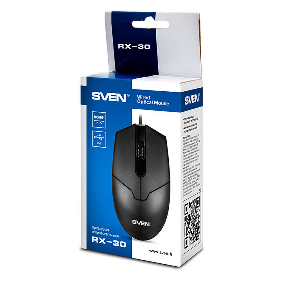 SVEN RX-30 Miš, Crni