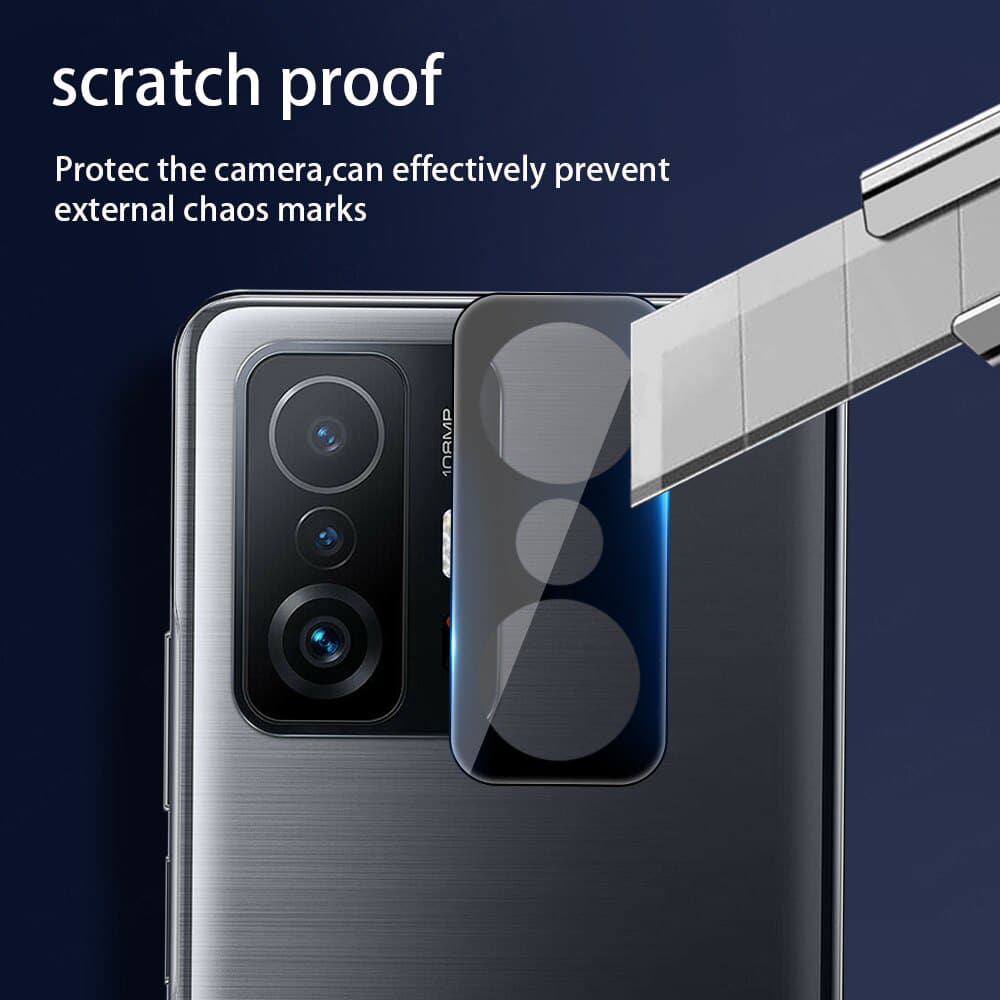 Mocolo - Silk HD PRO sklo na fotoaparát - Xiaomi 11T / 11T Pro - černé