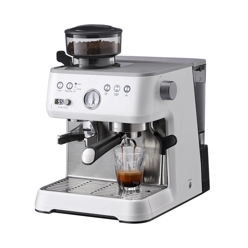 Solis Grind & Infuse Perfetta White espresso aparat