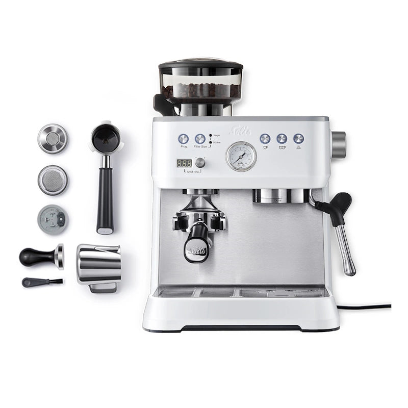 Solis Grind & Infuse Perfetta White espresso aparat