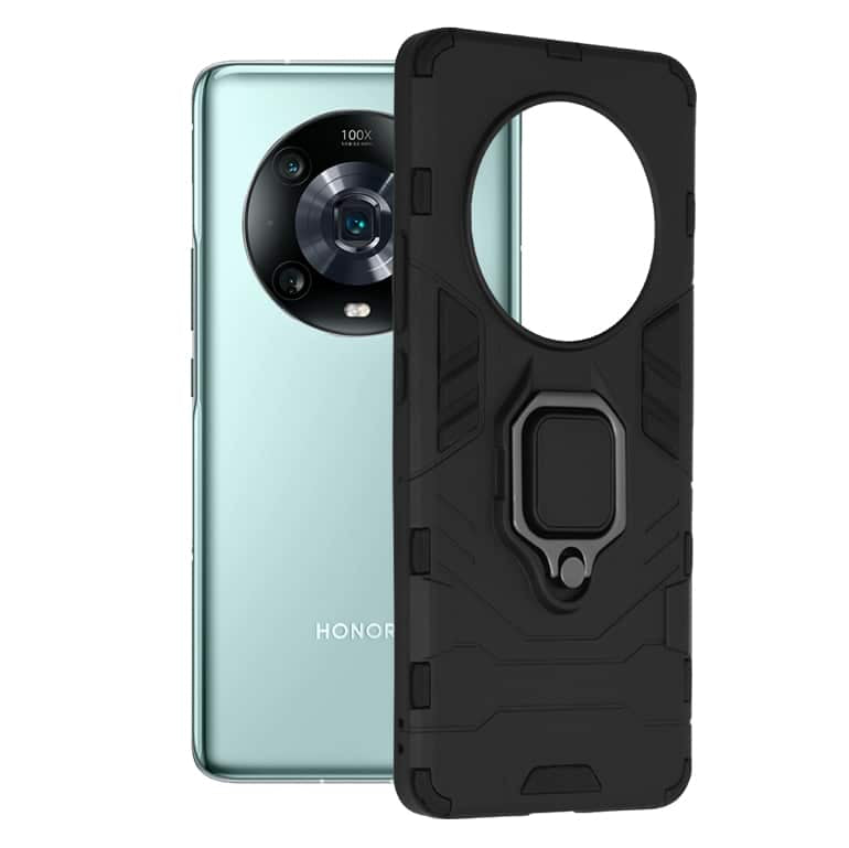 Techsuit - Silicone Shield - Honor Magic 4 Pro 5G - Crna