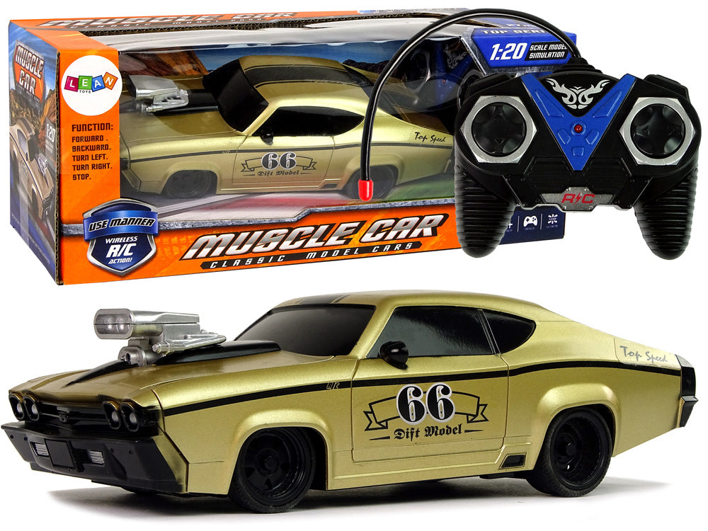 Auto na daljinsko upravljanje Classic 1:20 - zlantni