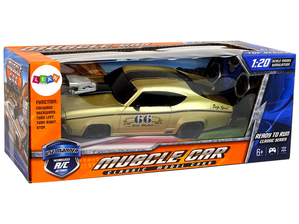 Auto na daljinsko upravljanje Classic 1:20 - zlantni