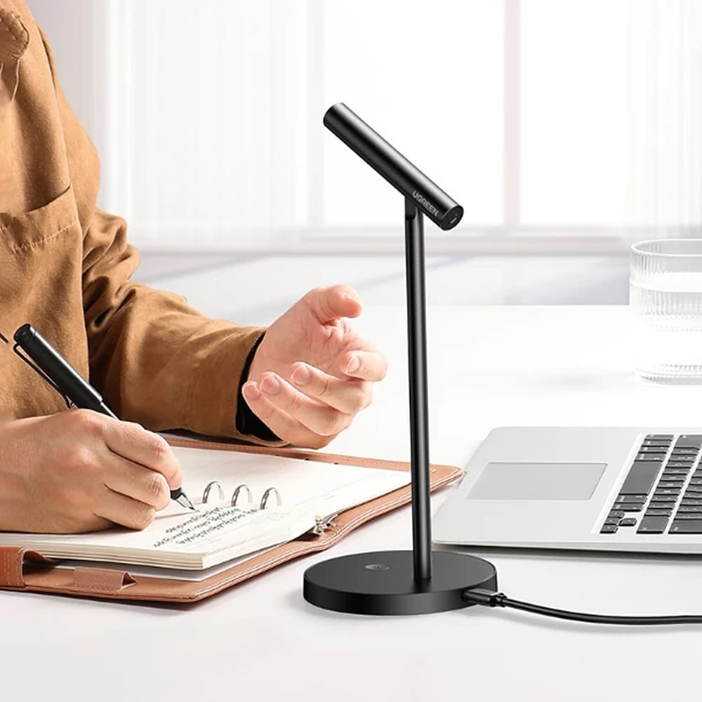 Ugreen - Stolní mikrofon (10934) - pro PC - notebook - telefon - s kabelem USB-C - 2m - černý