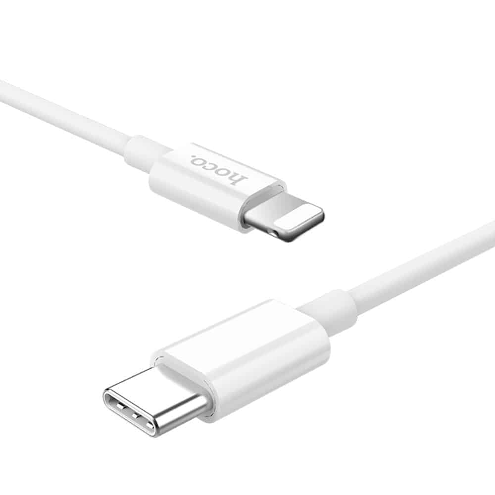 Hoco - Datový kabel Swift PD (X36) - USB Type-C na Lightning, 18W, 3A, 1.0m - Bílý